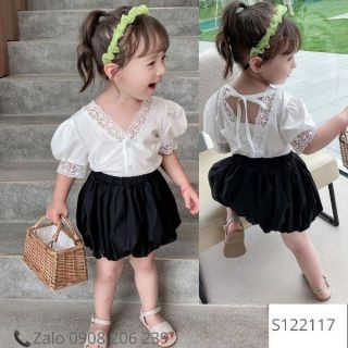 Set bộ thiết kế sành điệu bé gái hàng quảng châu