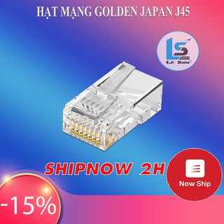 Hạt Mạng RJ45⭐ FREESHIP⭐Hạt Mạng Golden Japan ( Loại tốt - Túi 100 )