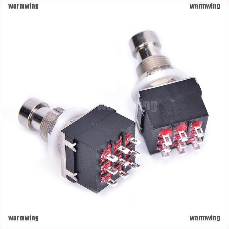 Set 5 Bàn Đạp Tạo Hiệu Ứng 3PDT 9-Pin Bằng Kim Loại Cho Đàn Guitar