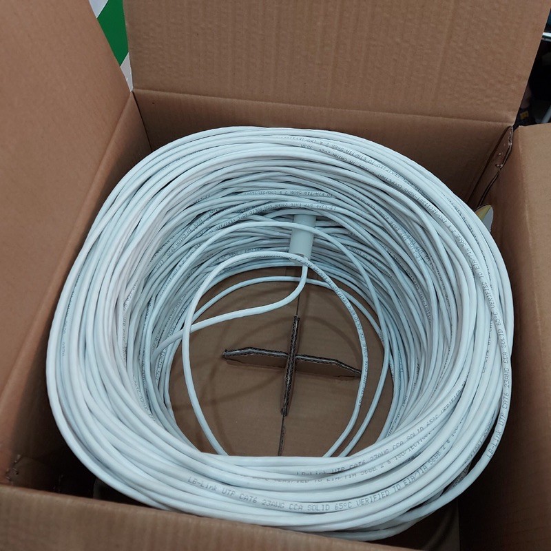 Cáp mạng bấm sẵn 2 đầu CAT 6 UTP LBLINK 100m/80m/60m/40m/20m