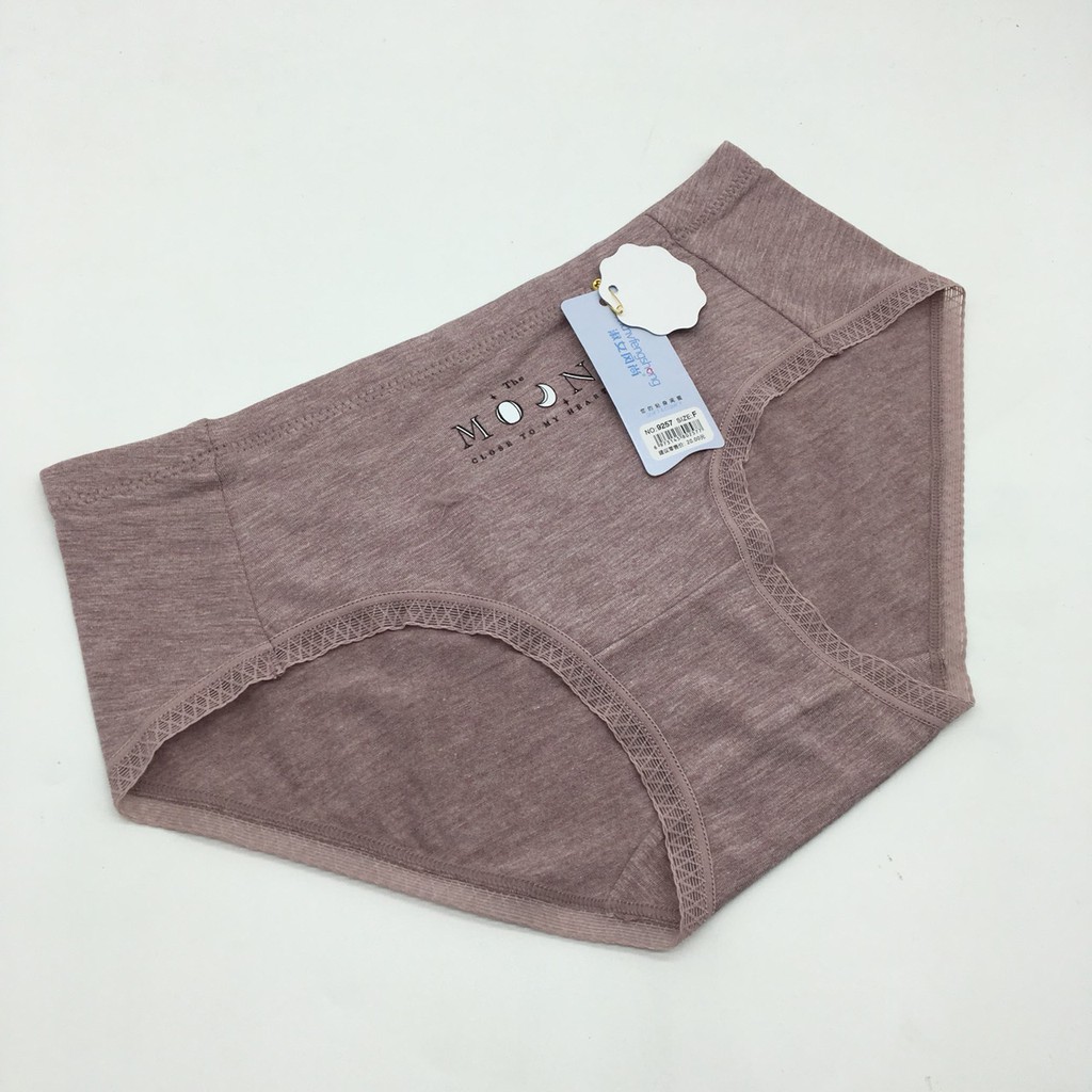 [Mã FAMAYWA2 giảm 10K đơn 50K] Quần lót cotton viền ren , quần chip nữ ôm mông 9257 cho 50 - 60kg không gian eva KDE | BigBuy360 - bigbuy360.vn