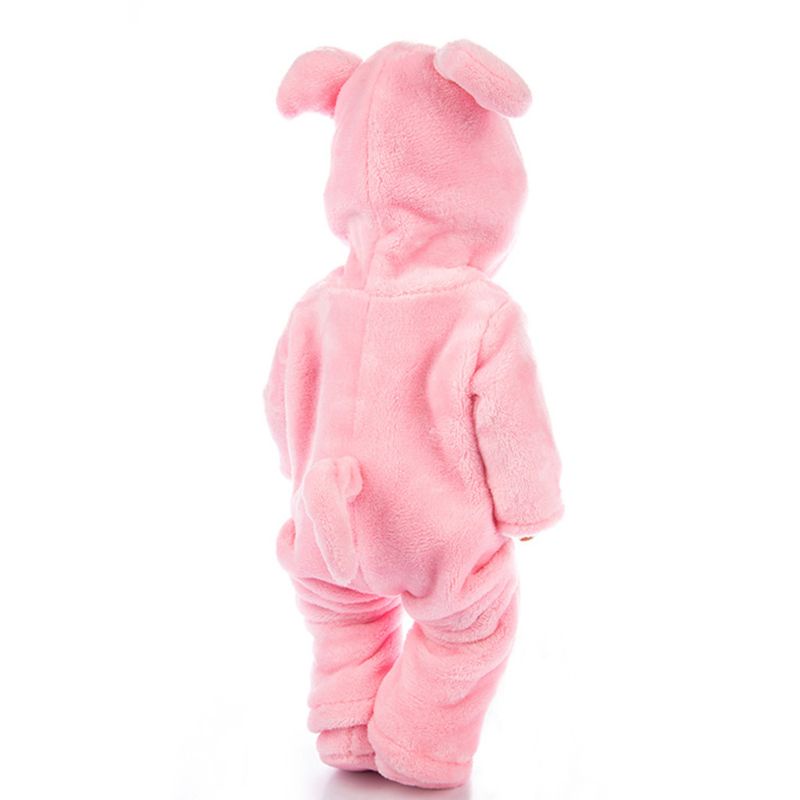 Bộ Áo Liền Quần + Giày Thời Trang Thu Đông Dễ Thương Cho Búp Bê 18-inch