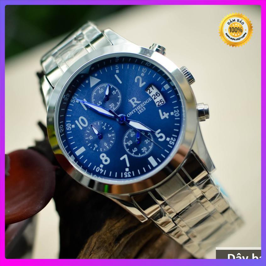 [Hàng xịn] ĐỒNG HỒ RONTHEEDGE NAM CHÍNH HÃNG MÀU ĐEN FULL (TẶNG HỘP VÀ PIN DỰ PHÒNG) | BigBuy360 - bigbuy360.vn