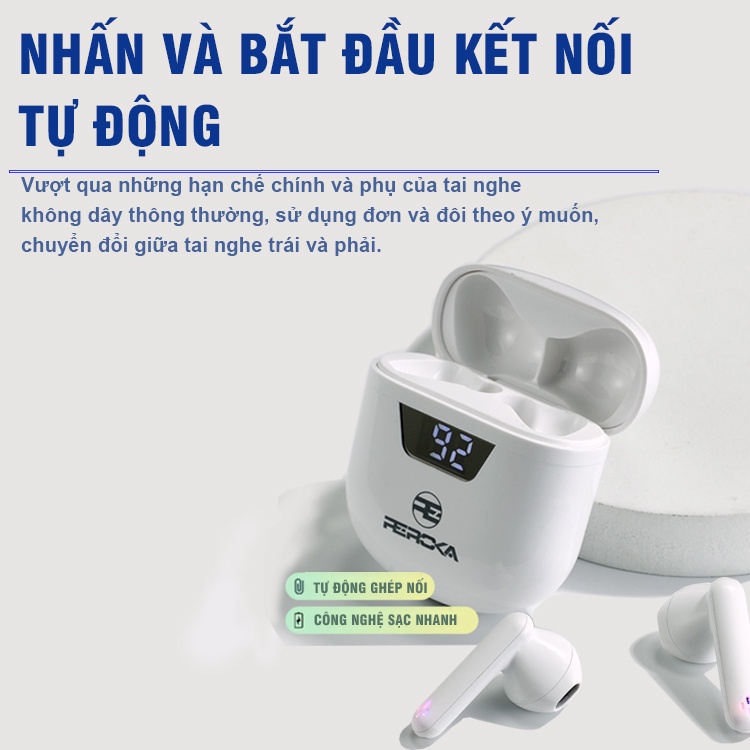 Tai nghe Bluetooth True Wireless REROKA BIONIC