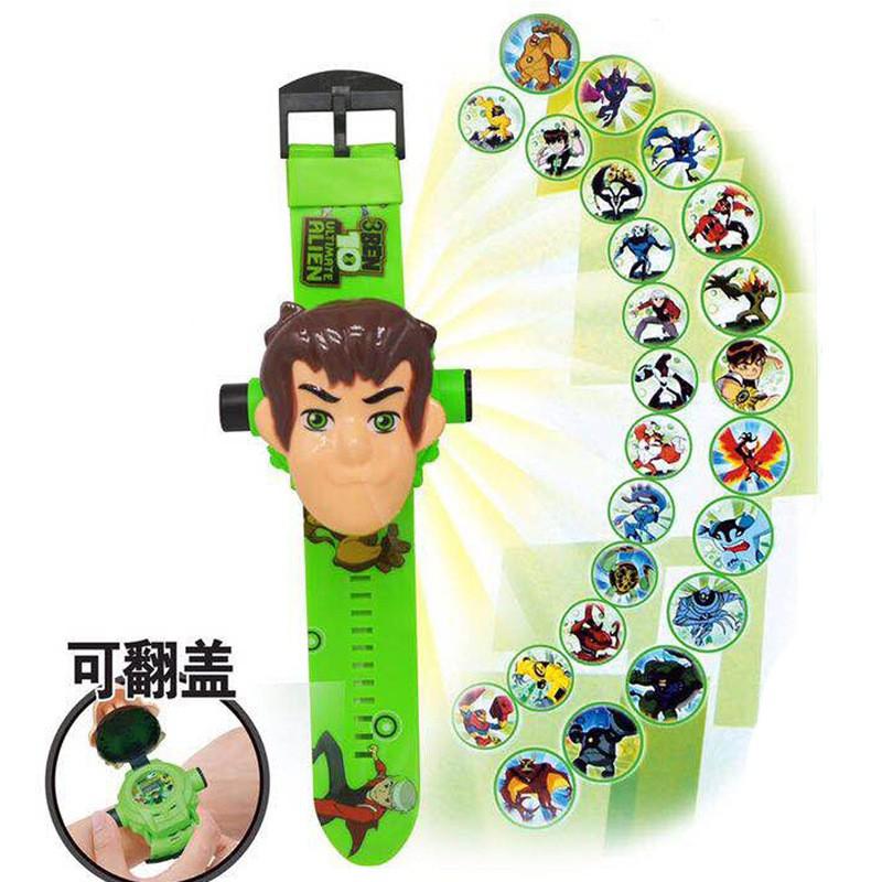 Đồ chơi đồng hồ BEN 10 chiếu 24 hình siêu nhân độc đáo cho bé (sẵn)
