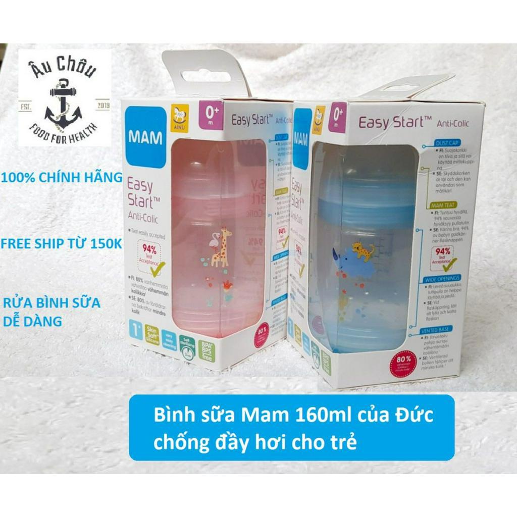Bình Sữa Mam Baby Chống Đầy Hơi 160ml Có Hóa Đơn Từ Siêu Thị Phần Lan - ÂU CHÂU SHOP