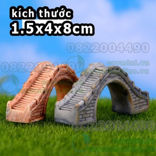 Cầu bán nguyệt - phụ kiện Trang trí bể cá, hồ cá, trang trí tiểu cảnh, cây cảnh