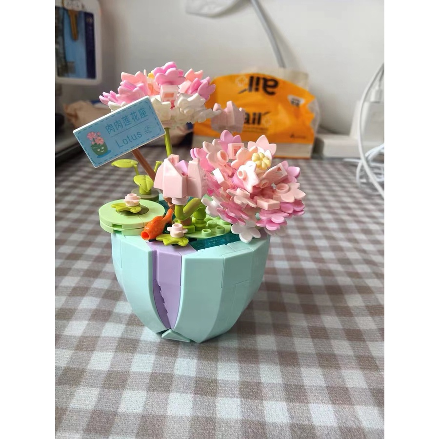 Đồ Chơi Lắp Ráp Hình Hoa Sáng Tạo Giáo Dục Cho Trẻ Em