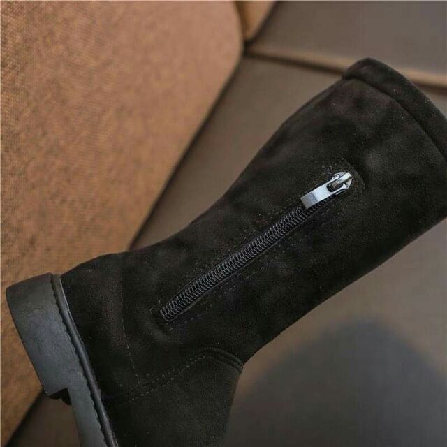 Bôt cao cổ lót lông cho bé.