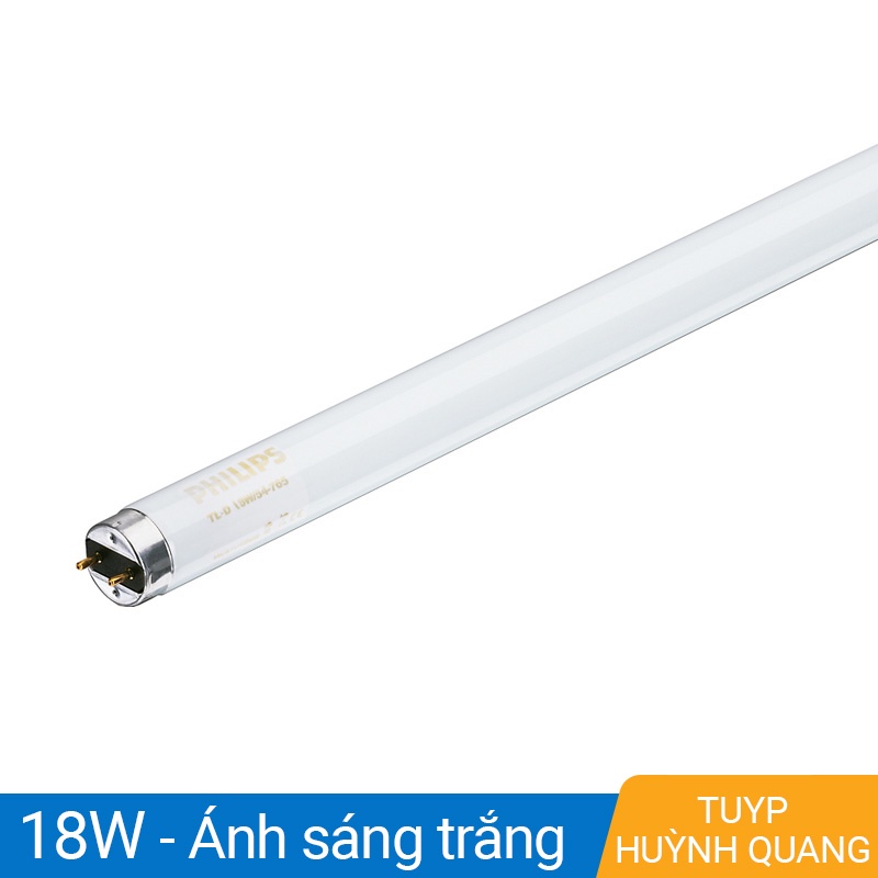 Bóng đèn huỳnh quang T8, T10 Philips, Điện Quang 0.6m, ánh sáng trắng - Điện nước gia dụng Hoàng Kim