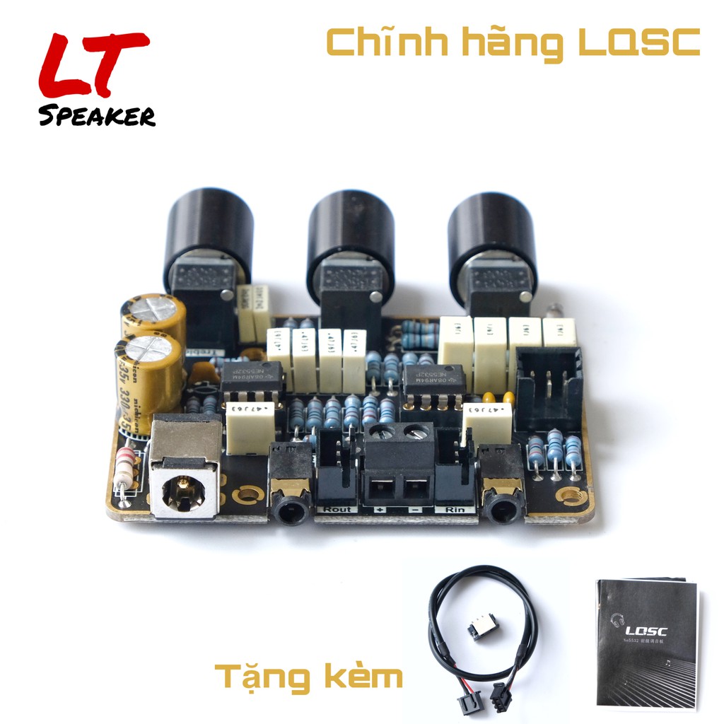 [Mã ELHACE giảm 4% đơn 300K] Mạch âm sắc Pre Amp LQSC Ne5532 Hifi 9 - 24V DC