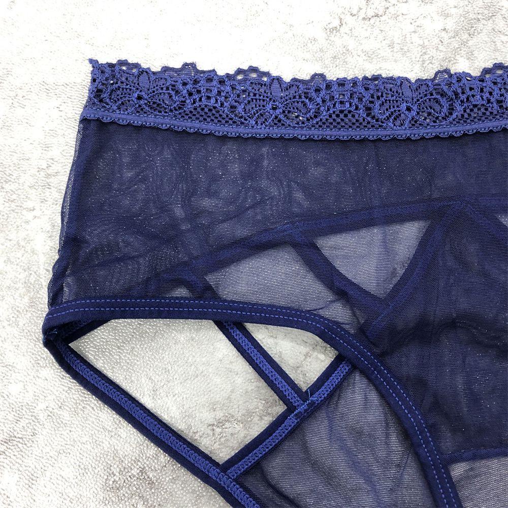 OCEANMAP Quần Lót Cotton Lưng Thấp Phối Ren Quyến Rũ Cho Nữ