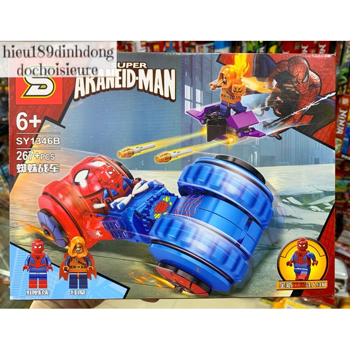 Lắp ráp xếp hình siêu anh hùng SY 1346 : Xe oto
