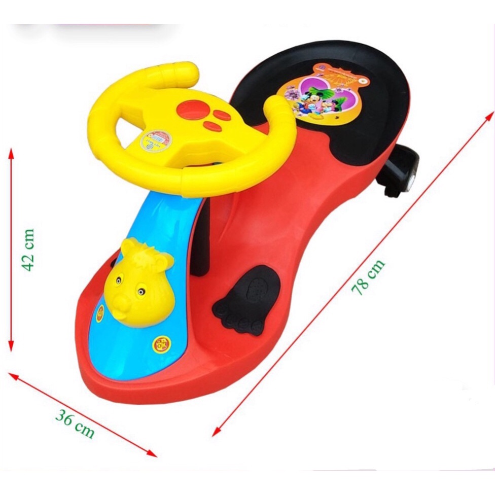 Xe lắc cho bé kết hợp chòi chân có phát nhạc bằng nhựa cứng bền chắc chính hãng Song Long hàng có sẵn Decor 4.0