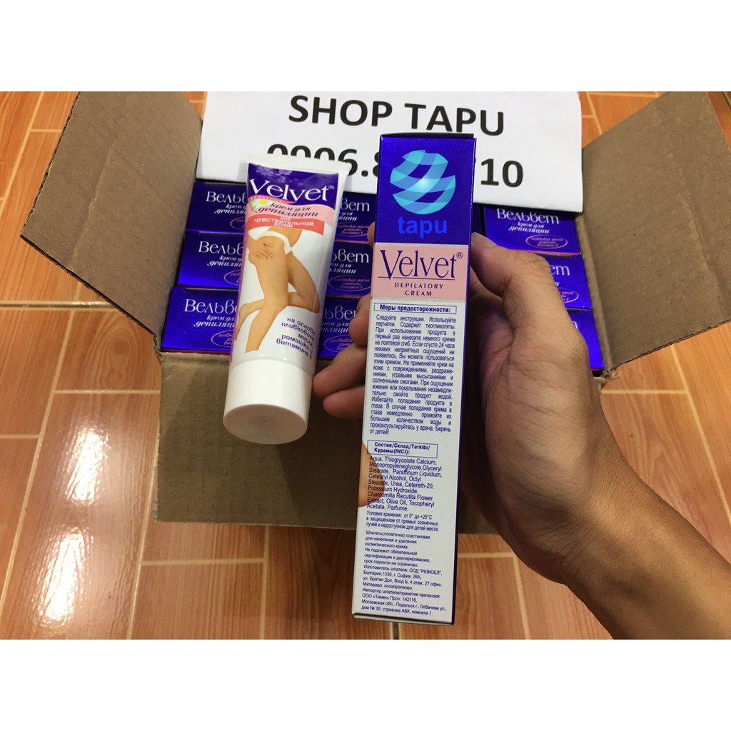 Kem tẩy lông Velvet Nga 100ml chính hãng | BigBuy360 - bigbuy360.vn
