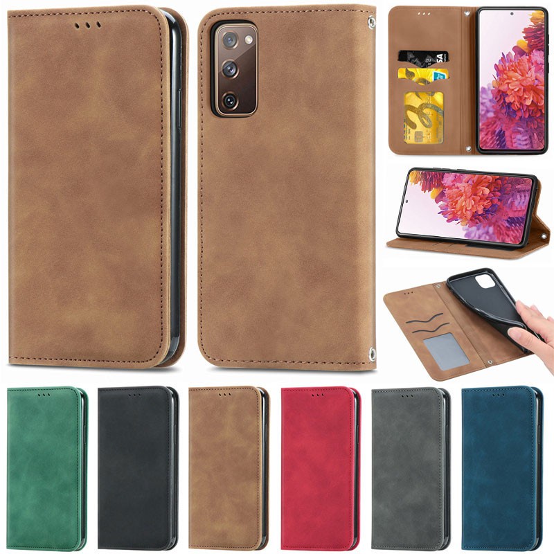 Ốp Điện Thoại Da PU Mềm Thiết Kế Dạng Ví Cho Samsung Galaxy A10 A20 A30 A40 A50 A70 A41 A10S A20S A30S A50S A70S