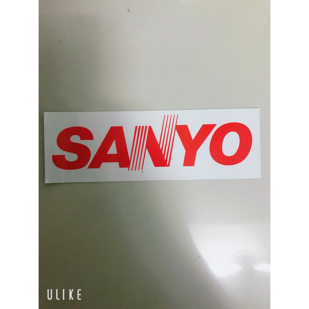 Decal Trang Trí Thiết Bị Lạnh SANYO