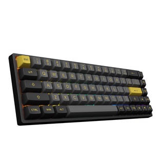 Bàn phím AKKO 3068B Plus Black Gold (Bluetooth 5.0/Wireless 2.4Ghz/Hotswap / Foam/AKKO CS Jelly)