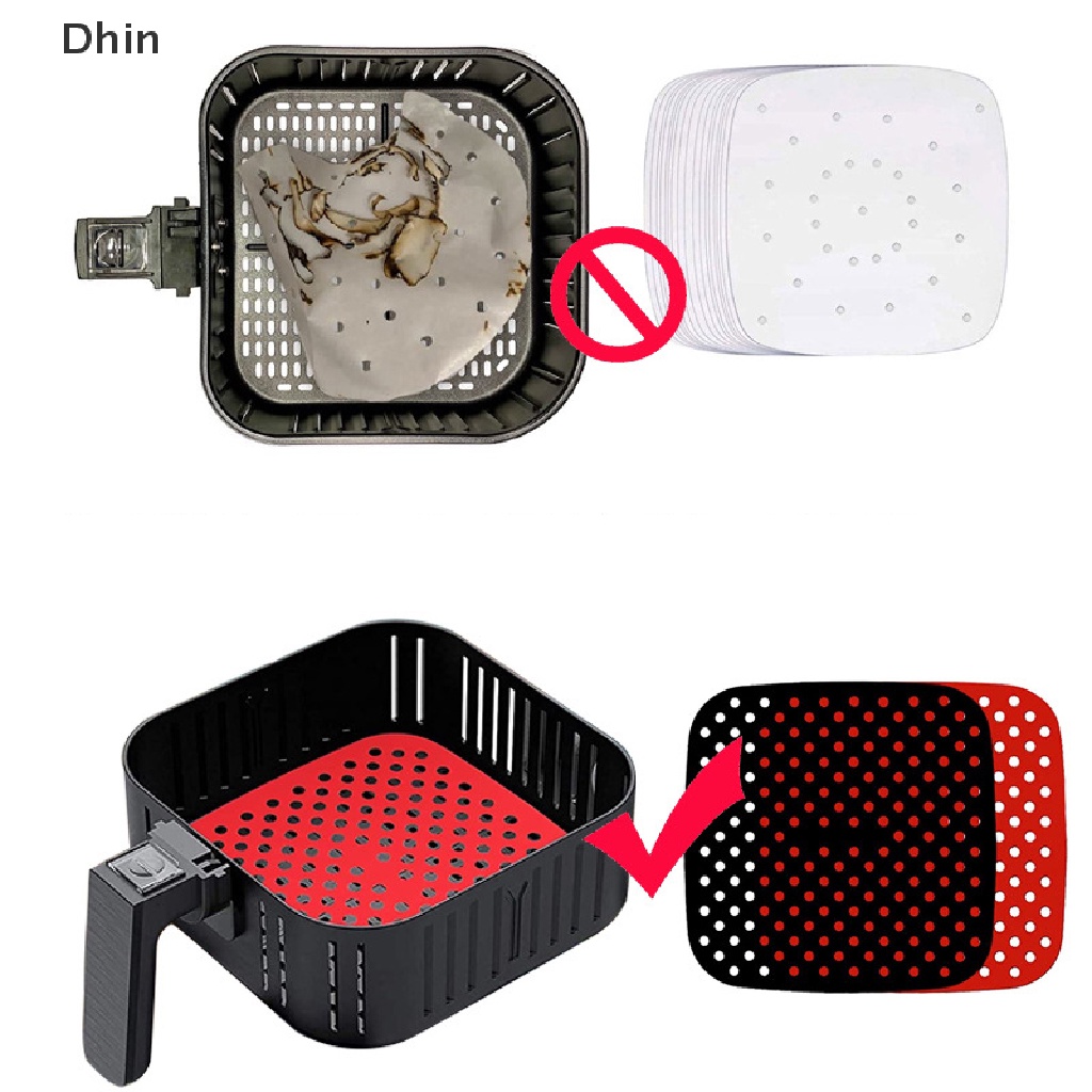 Tấm Lót Nồi Chiên Không Dầu Bằng Silicone Không Dính