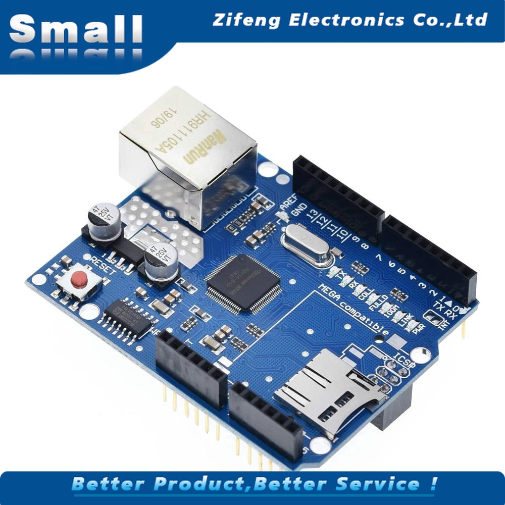 Shield UNO Ethernet Shield W5100 R3 UNO Mega 2560 1280 328 UNR R3 sólo W5100 Placa de desarrollo para Arduino