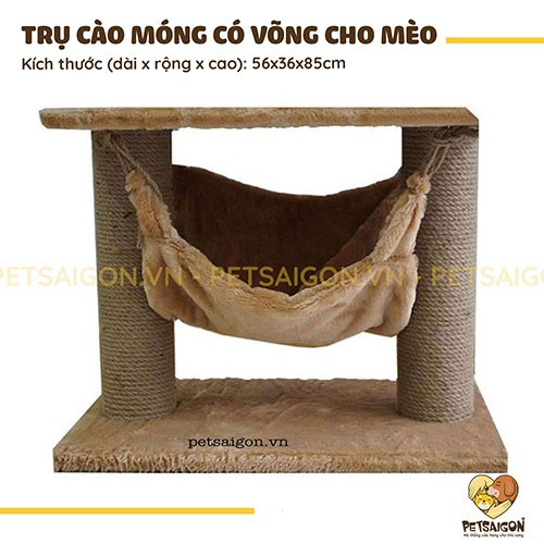 TRỤ CÀO MÓNG CÓ VÕNG DÀNH CHO MÈO