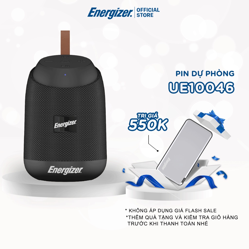 Loa Bluetooth di động Energizer BTS 061 - Hàng Chính Hãng, Bảo Hành 2 Năm 1 Đổi 1