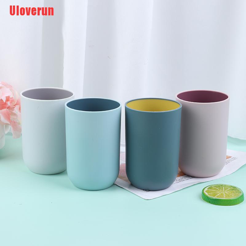 Uloverun Travel Cup Eco-friendly PP Material Water Cups Toothbrush Holder Washing Mug