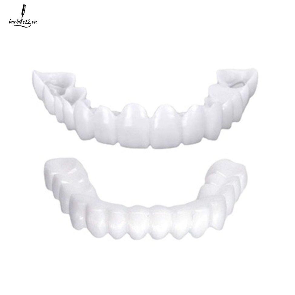Upper And Lower Teeth Simulation Braces Five Generations Dentures Cover