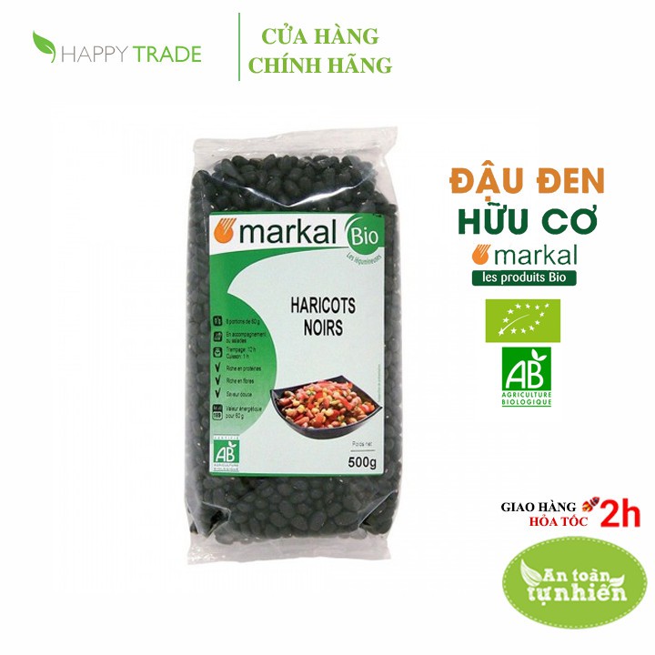 [Mã BMBAU50 giảm 7% đơn 99K] Đậu đen hữu cơ Markal 500g