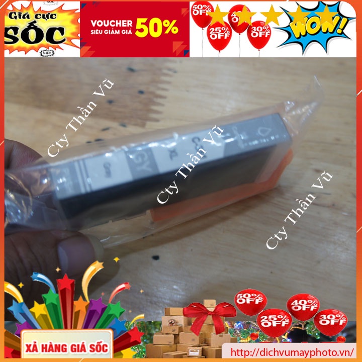 Bộ thỏi mực 380 381 dẫn mực cho máy in màu canon PIXUS TS8330 TS8130 TS8230 TS 8330 8230 hàng chuẩn chất lượng INECO