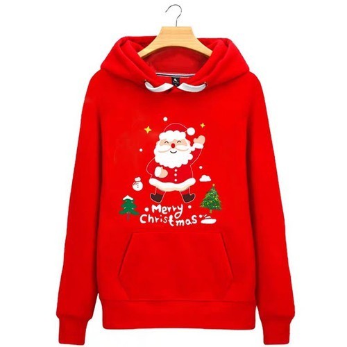 ÁO HOODIE IN ÔNG GIÀ NOEL UNISEX - NỈ BÔNG DÀY