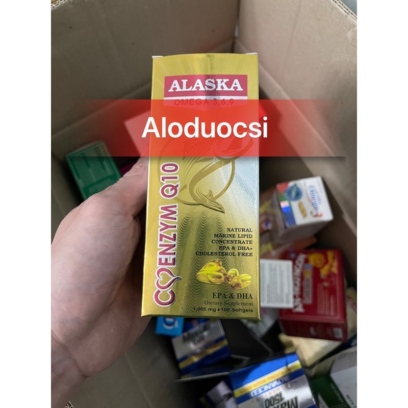 DẦU CÁ ALASKA OMEGA 3-6-9 GIÚP TĂNG CƯỜNG THỊ LỰC (100 viên)