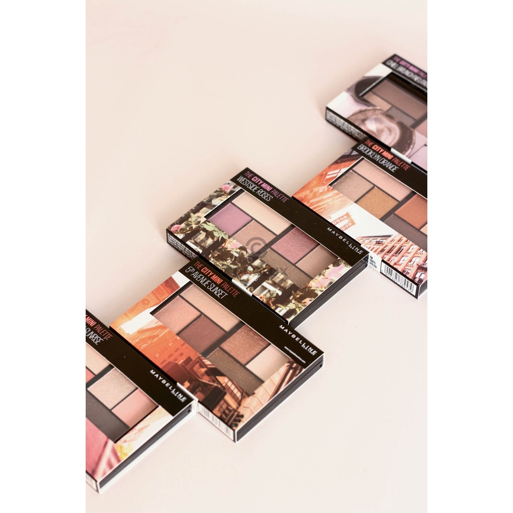 Bảng Phấn Mắt Maybelline 6 Ô The City Mini Palette Cocolux