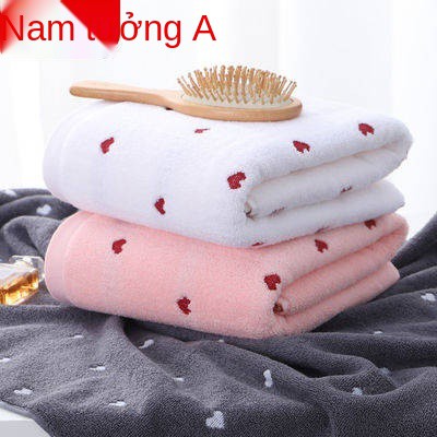 Nam Cực Bông trái tim đào, khăn tắm, khách sạn 140 * 70, mã nhà trưởng thành dày, mềm