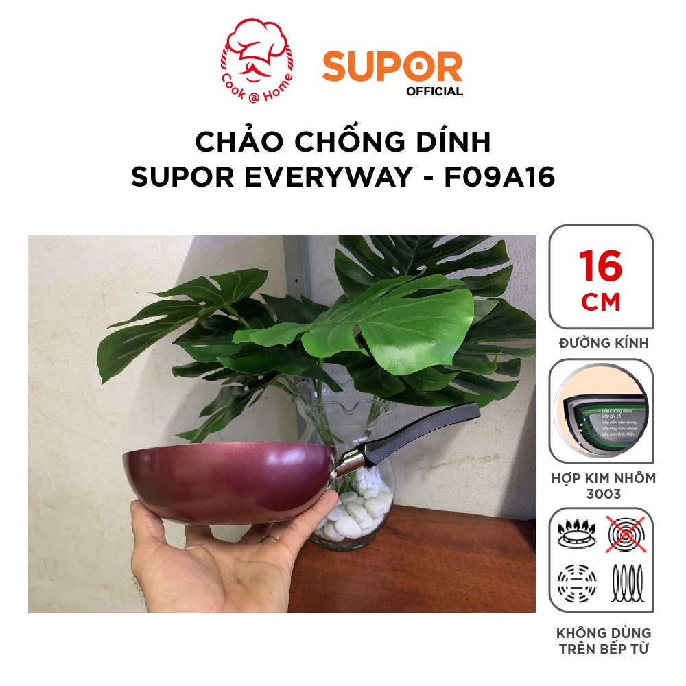 Chảo chống dính Supor Everyway F09A16-16cm