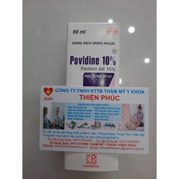 Dung dịch sát khuẩn Povidine 10% [90ml]