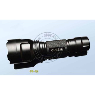 Đèn pin siêu sáng C8 ánh sáng trắng