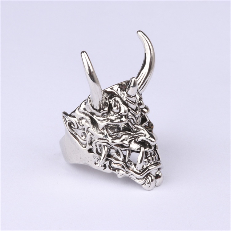 Bán Chạy Nhẫn Mặt Nạ Prajna Dạng Mở Có Thể Điều Chỉnh Đốm Phong Cách Âu Mỹ Cổ Điển