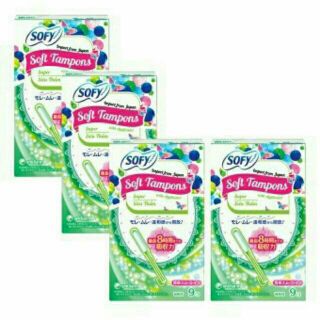 COMBO 5 HỘP BĂNG VỆ SINH SOFY TAMPON SIÊU THẤM ( 9 MIẾNG )