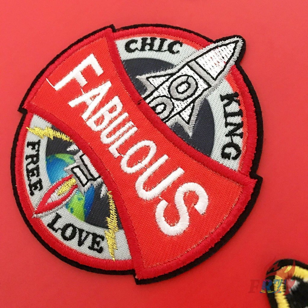 Miếng dán vá ủi chủ đề Nasa cá tính