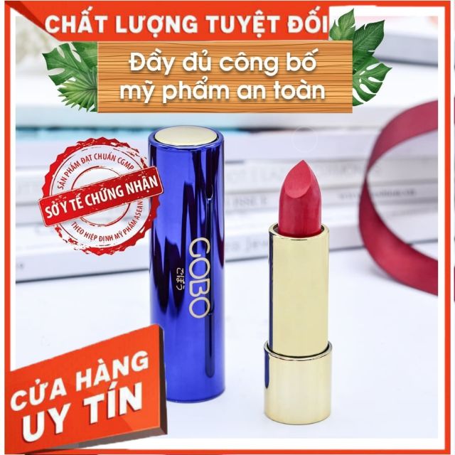 [Tặng pad silicon rửa mặt] Son GOBO Naturrle Lipstick
