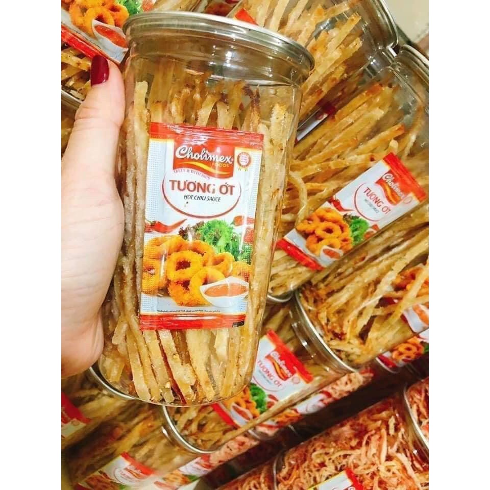 Khô cá thiếu cắt sợi tẩm tiêu hũ 250gr