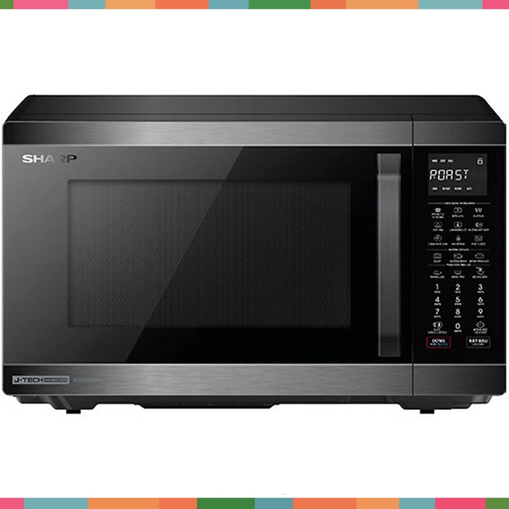 - Lò Vi Sóng Điện Tử Có Nướng Đối Lưu Sharp R-C932XVN-BST (32 Lít) - Hàng Chính Hãng