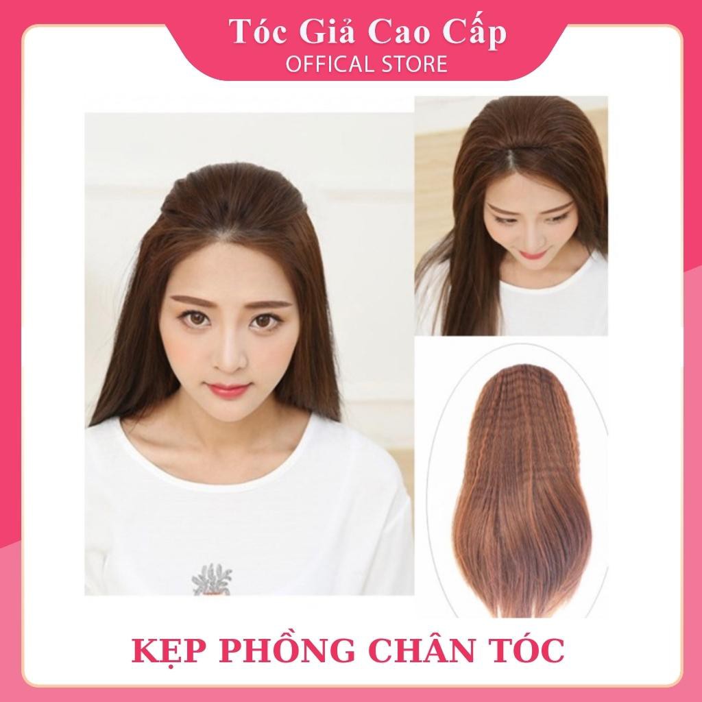 Tóc giả kẹp phồng mái loại có bấm phồng 🥰FREESHIP TÓC GIẢ