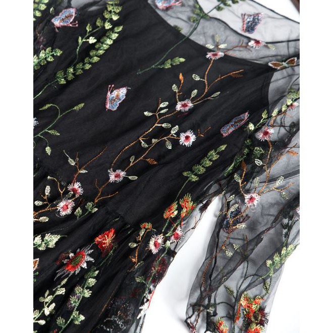 Váy dạ hội ren thêu hoa cao cấp | BigBuy360 - bigbuy360.vn