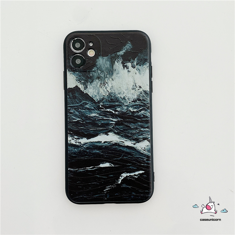 Ốp điện thoại TPU họa tiết cơn sóng 3D cho IPHONE 11 IPHONE 8PLUS 7PLUS 6 6S 7 8 PLUS X XR XS MAX 11PRO MAX | BigBuy360 - bigbuy360.vn