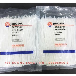 Túi 100 Dây Thít, Dây Rút, Lạt Nhựa JingDa