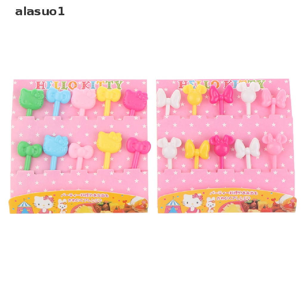 Set 1 / 10 Nĩa Ăn Trái Cây / Tráng Miệng Mini Dành Cho Trẻ Em