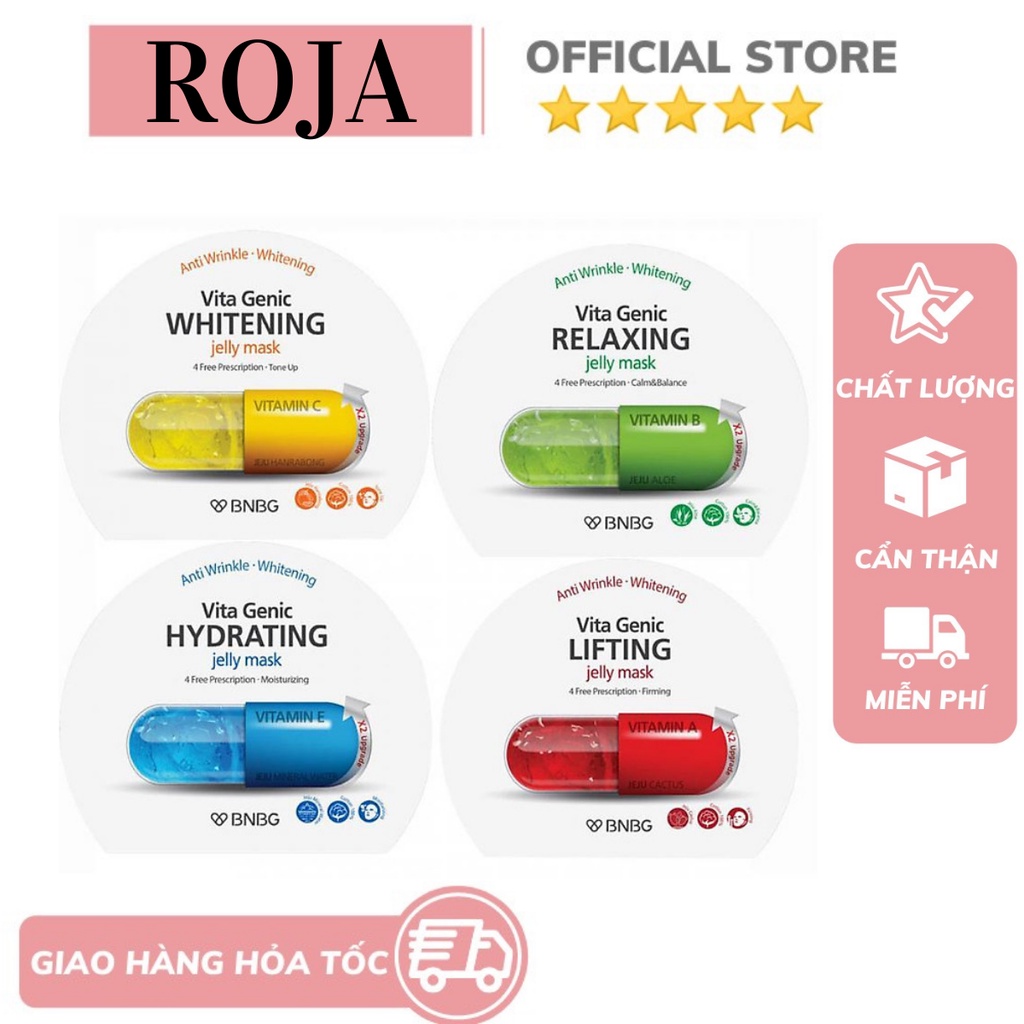 MẶT NẠ VIÊN THUỐC BANOBAGI VITA GENIC JELLY MASK CHECK MÃ QR TRÊN VỎ HỘP RoJaOfficialStore