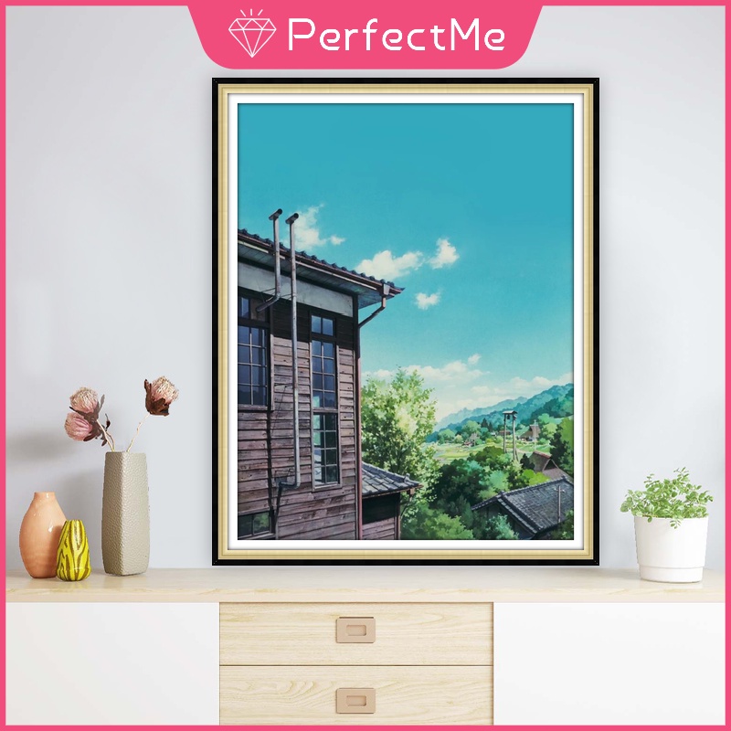 Bộ tranh đính đá 5D tự làm 30x40cm hình phong cảnh